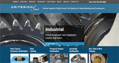 Desktop Screenshot of criterionndt.com